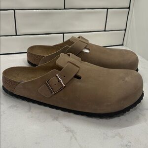 Birkenstock Tan Loafers & Slip-Ons